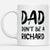 Dad Dont  Be A Richard Funny Gift Ideas for Fathers Day DS White Mug