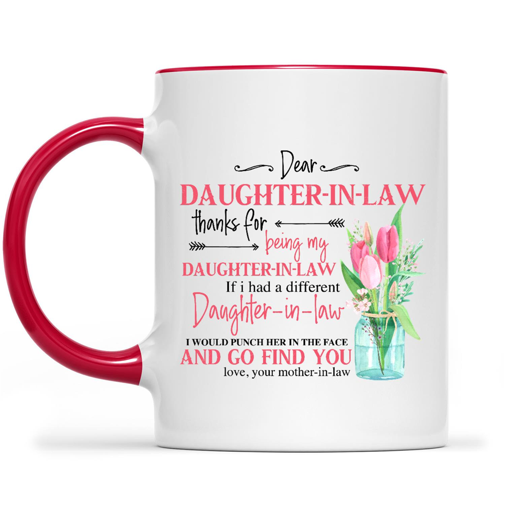 Dear Daughter In Law Thanks For Being My Daughter In Law