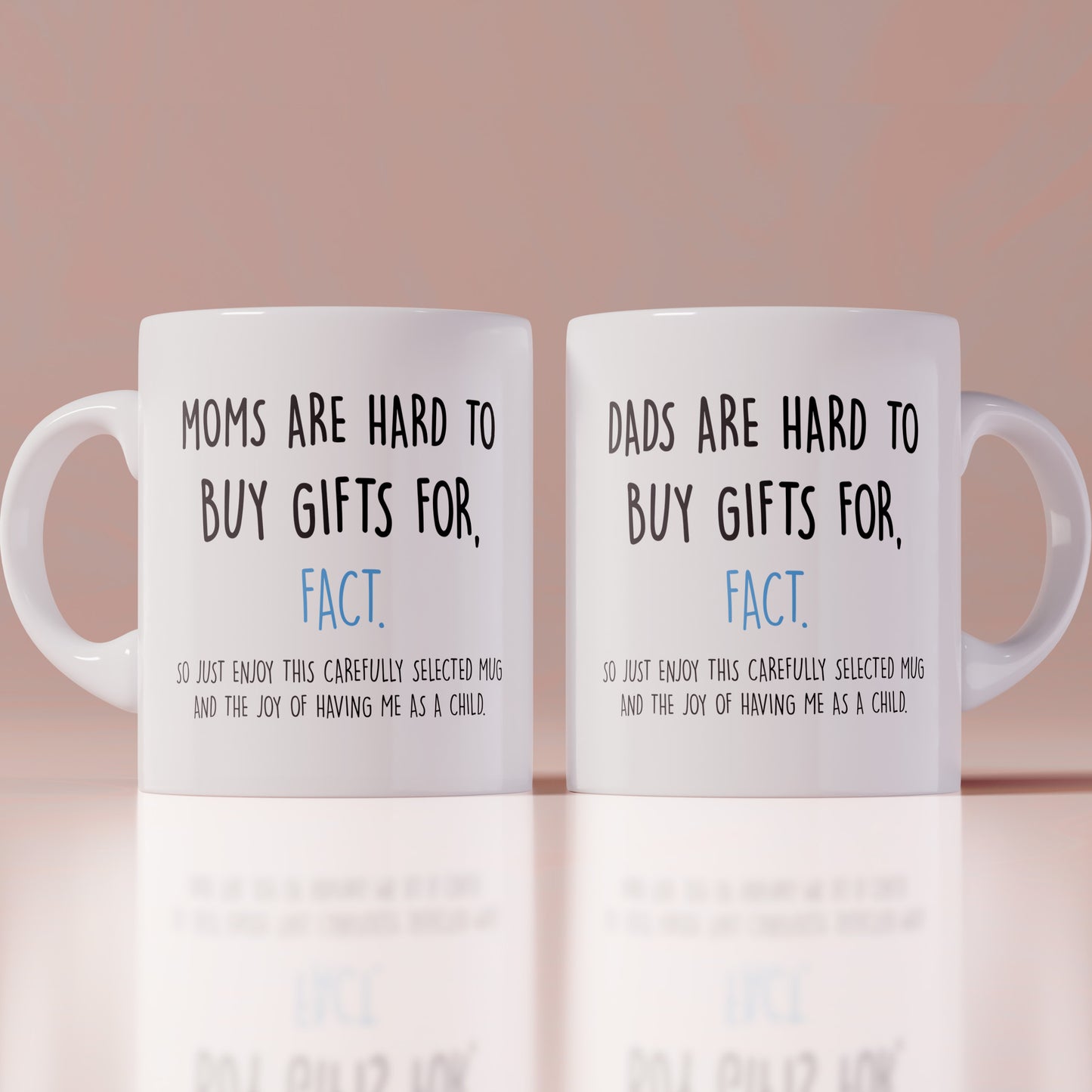 Funny Couple Mugs Gift for Dad and Mom, Enjoy This Mug Mother's Father's Day Gift