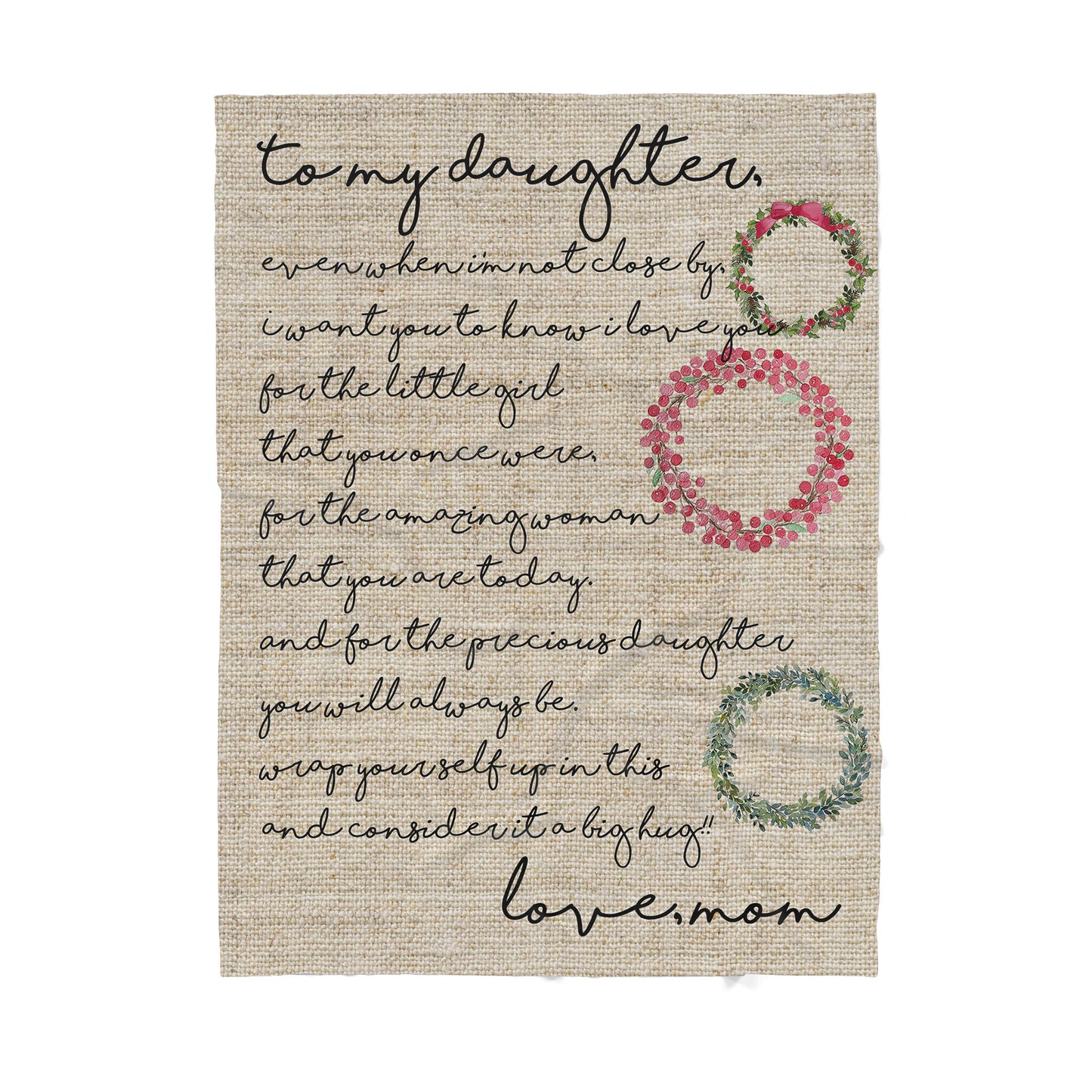 Christmas Blanket Gift For Granddaughter, Gifts For Granddaughter, I Am Not Close By