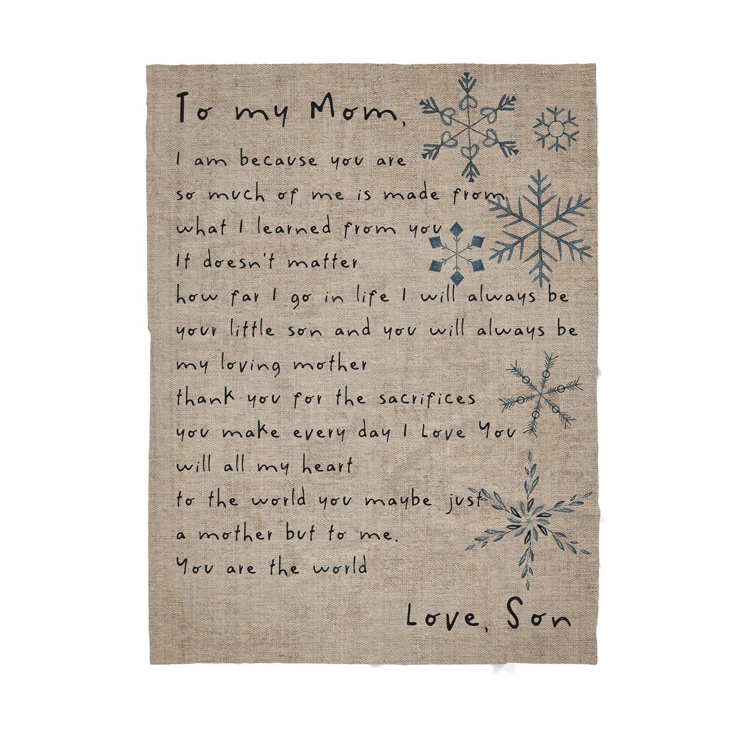 Blanket Gift Ideas For Mom, Christmas Gifts For Mom From Son, I Am