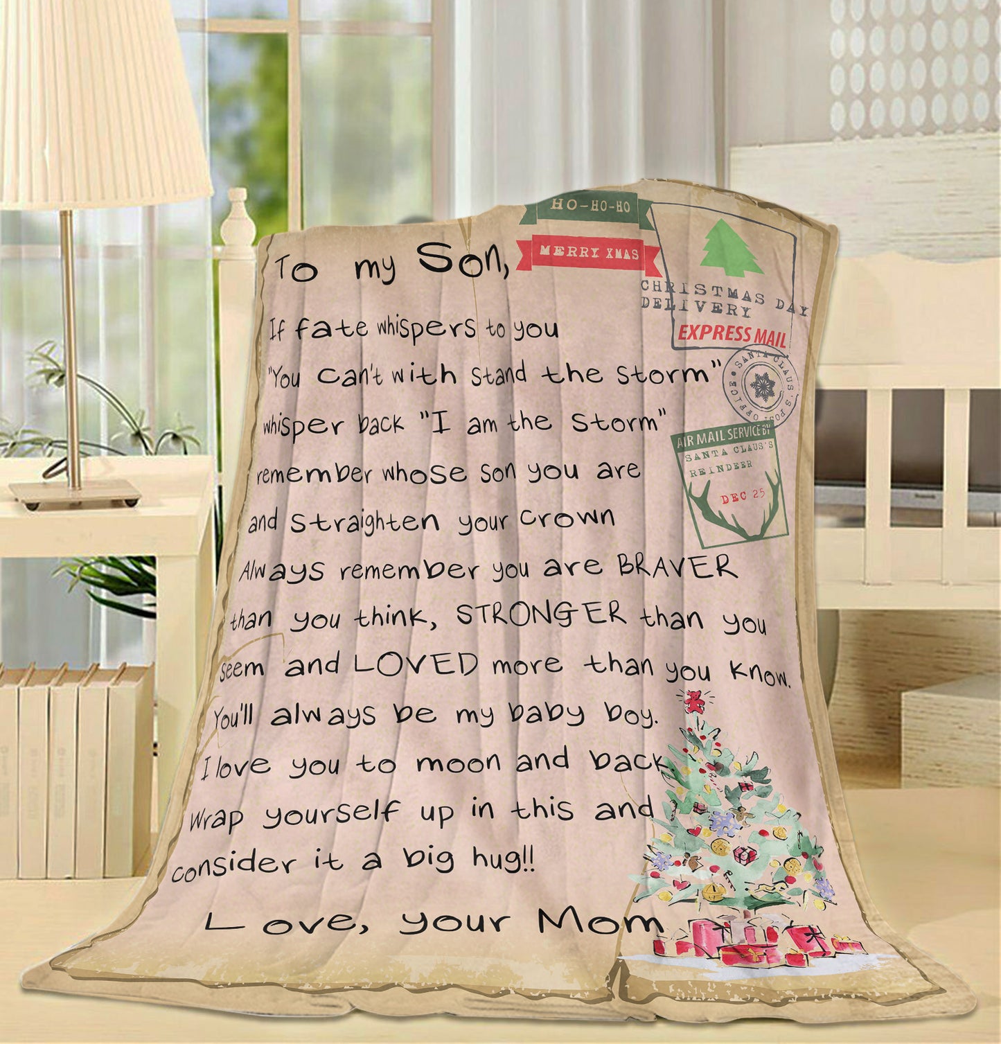 Blanket Gift ideas For Son, Sentimental Gifts For My Son, Fate Whispers