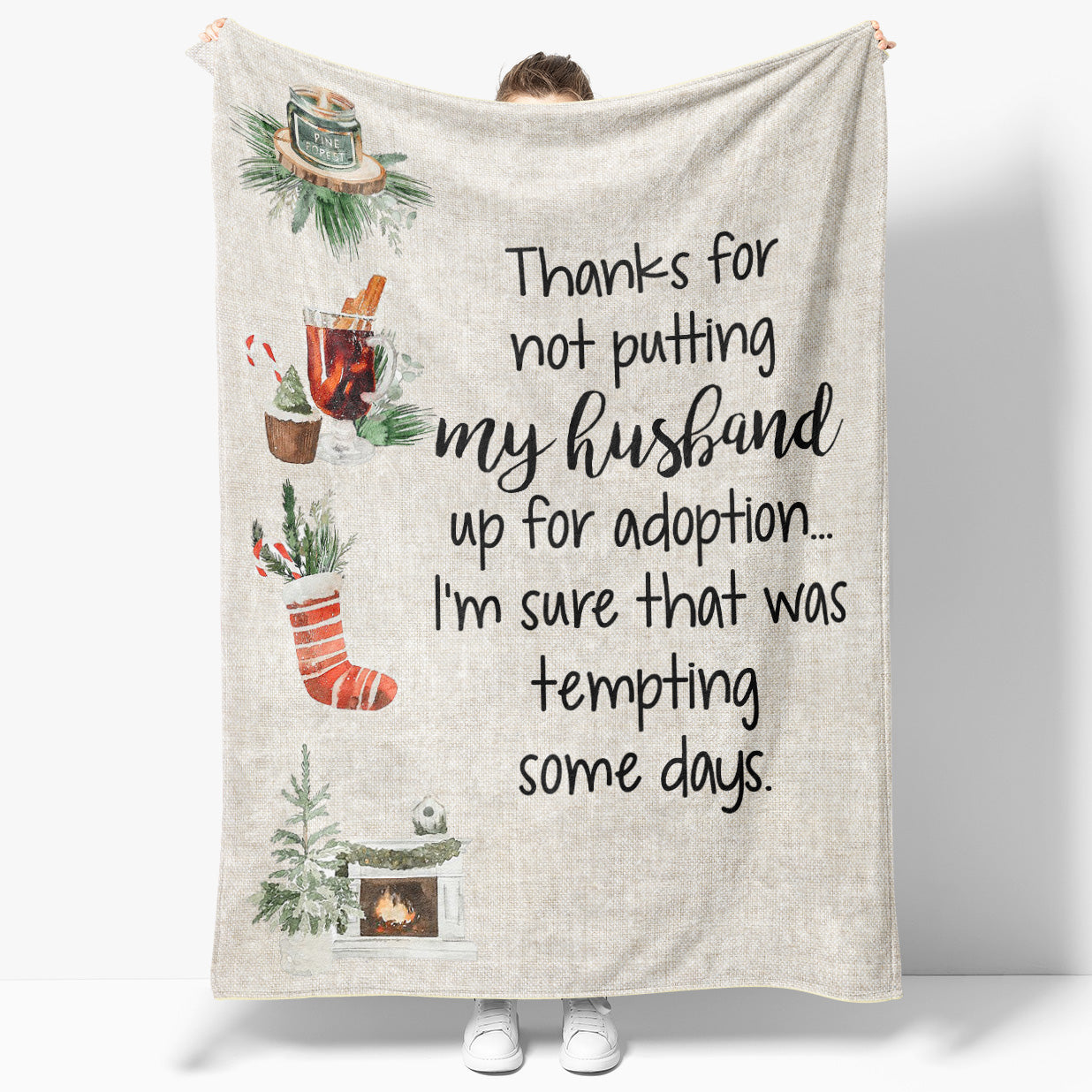 blanket Christmas Gift Ideas for Mother in Law from Daughter in Law Not Putting My Husband 20120208 - Fleece Blanket