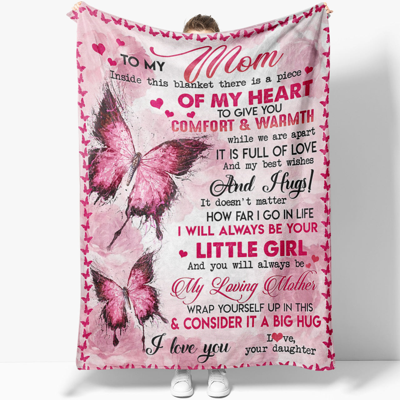 Blanket Gift Ideas For Mom, A Piece of My Heart