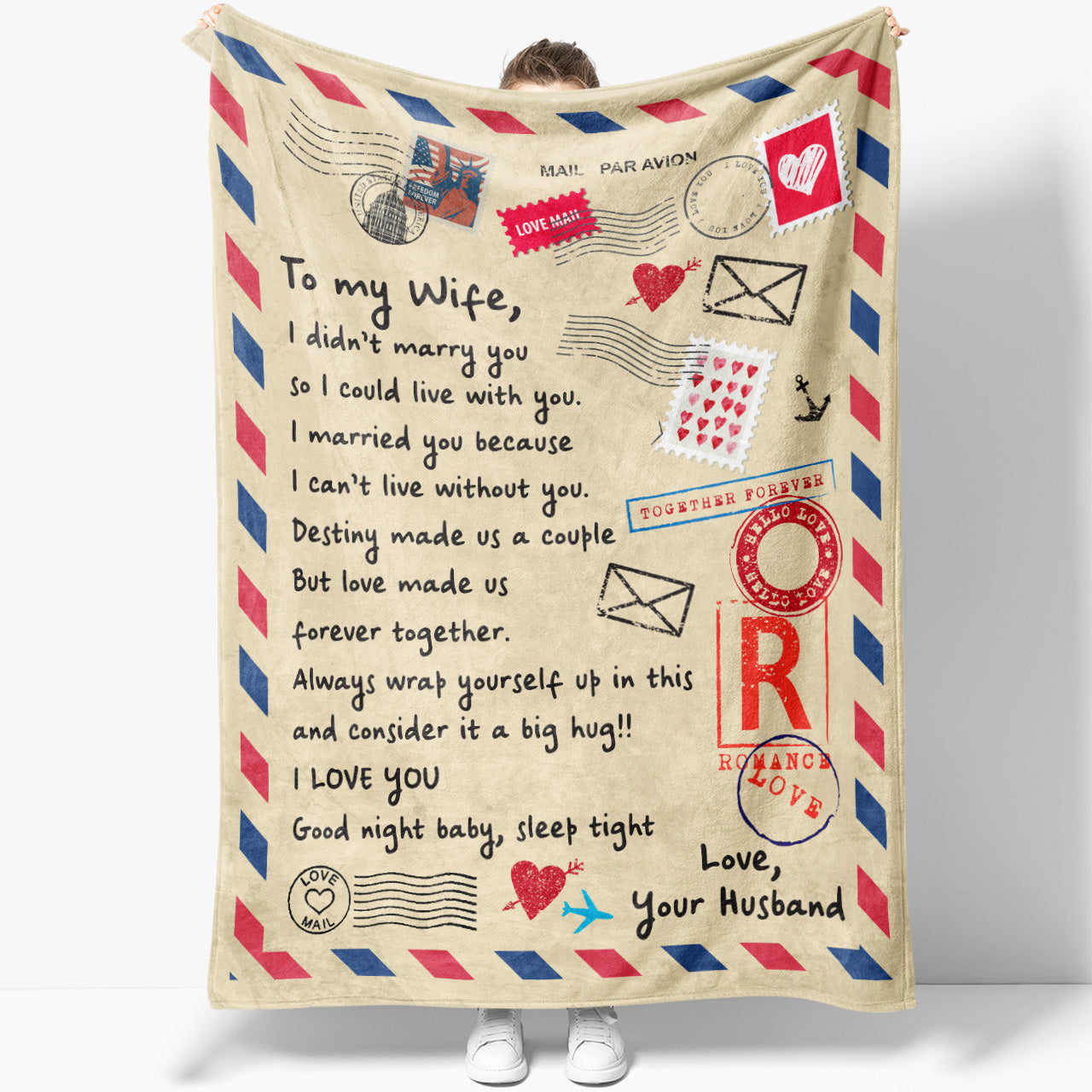 Personalized Blanket Gift For Her, Birthday Gifts For Her, Unique Gifts For Wife, I Didnt Marry You