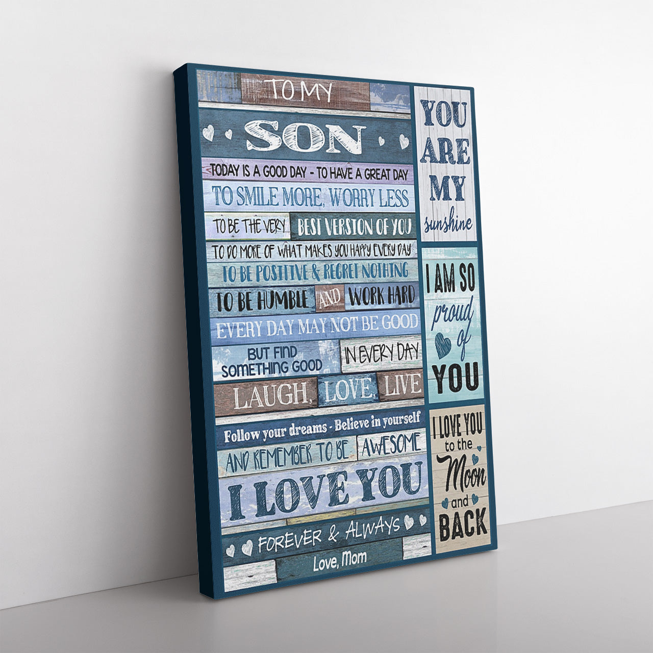 Canvas Gift ideas For Son, Best Gift For Son, Funny Gifts For Son, Birthday Gift For Adult Son