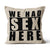 We Had Sex Here And Here Funny Gift Ideas for Husband Wife Linen Pillow