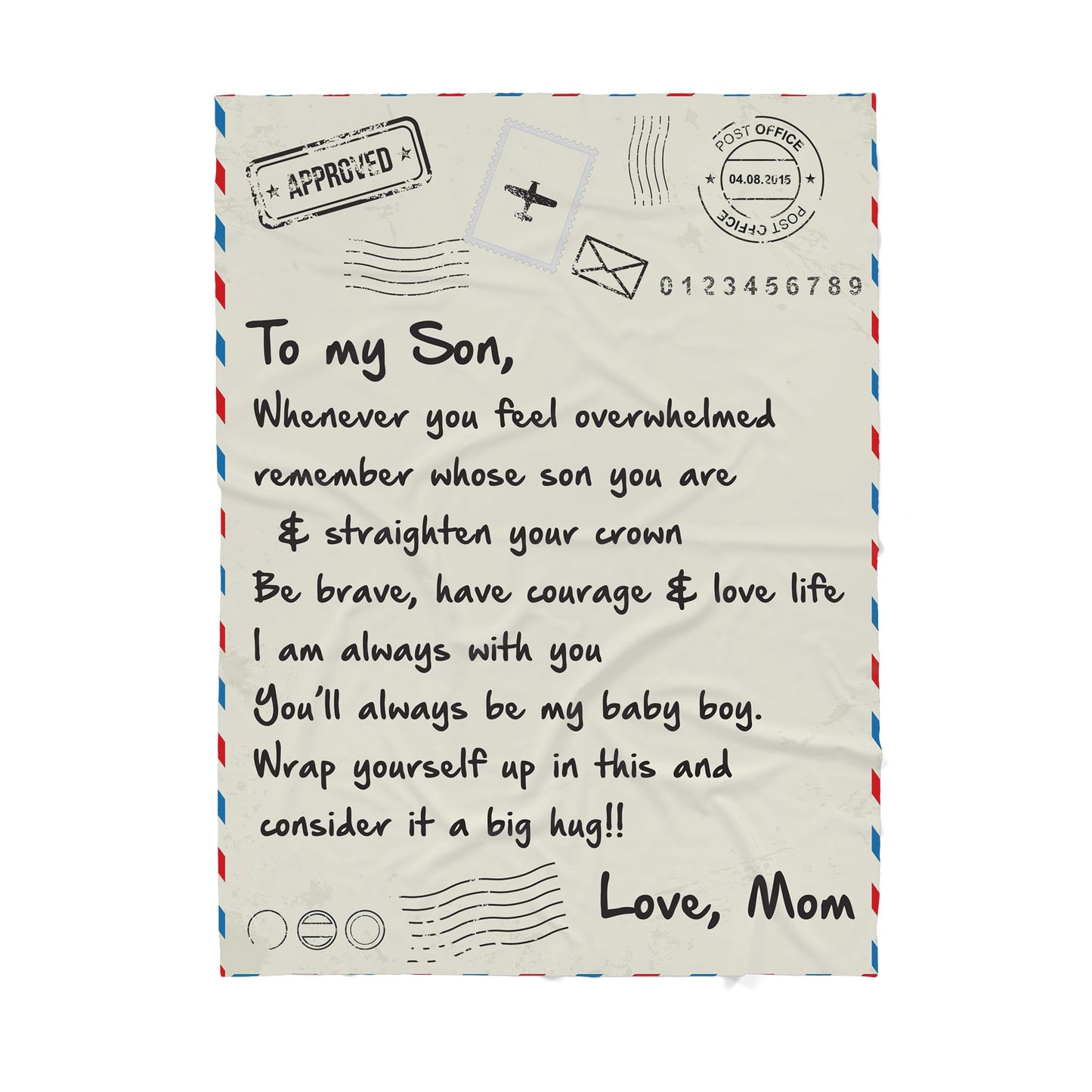 Blanket Gift ideas For Son, Sentimental Gifts For My Son, You Feel Overwhelmed