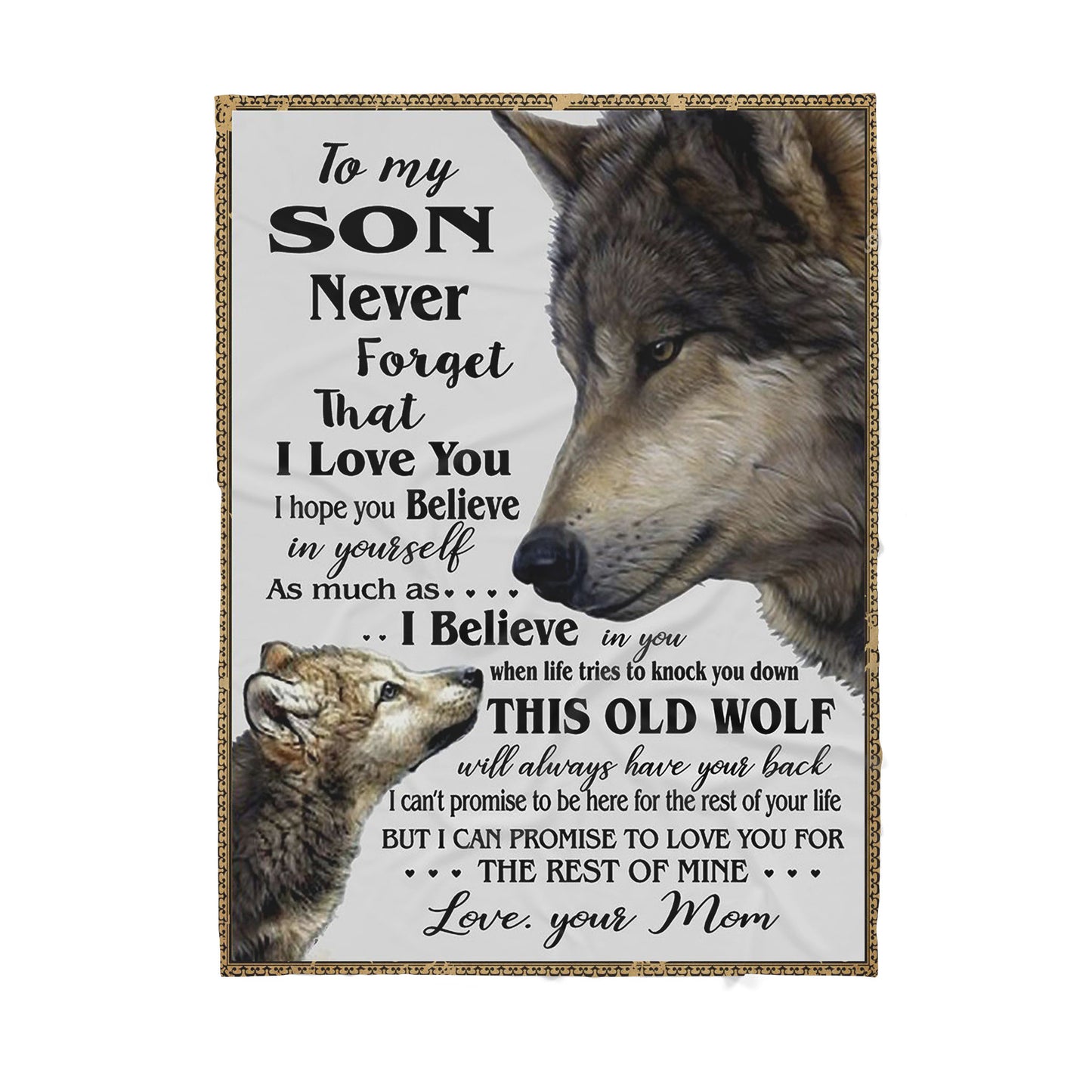 Blanket Gift For Son, Sentimental Gifts For My Son, I Love You