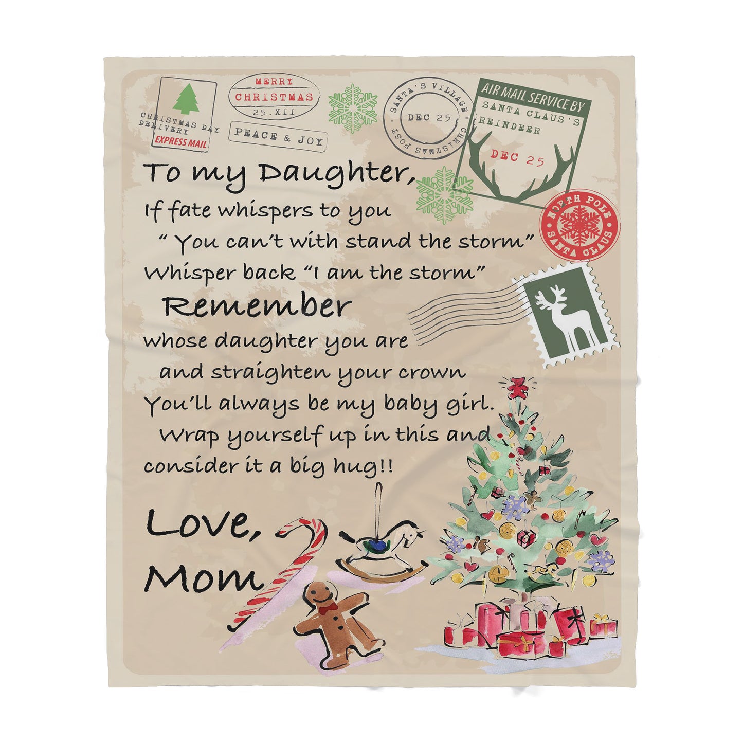 Blanket Gifts For Adult Daughter, Mother And Daughter Gifts, Fate Whispers To You