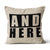 And Here We Had Sex Here Funny Gift Ideas for Husband Wife Canvas Pillow