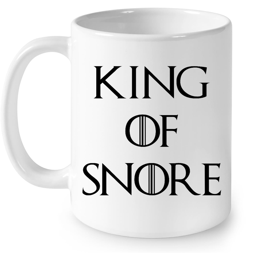 King of Snore Funny Gift ideas Fathers Day