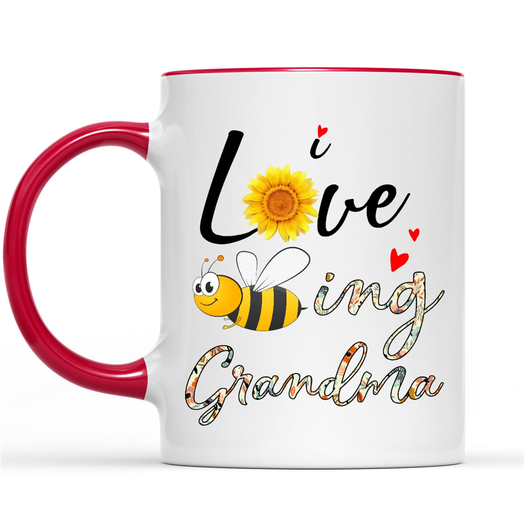 I Love Beeing Grandma Sunflower Bee Floral Gift Ideas For Grandma And Women W