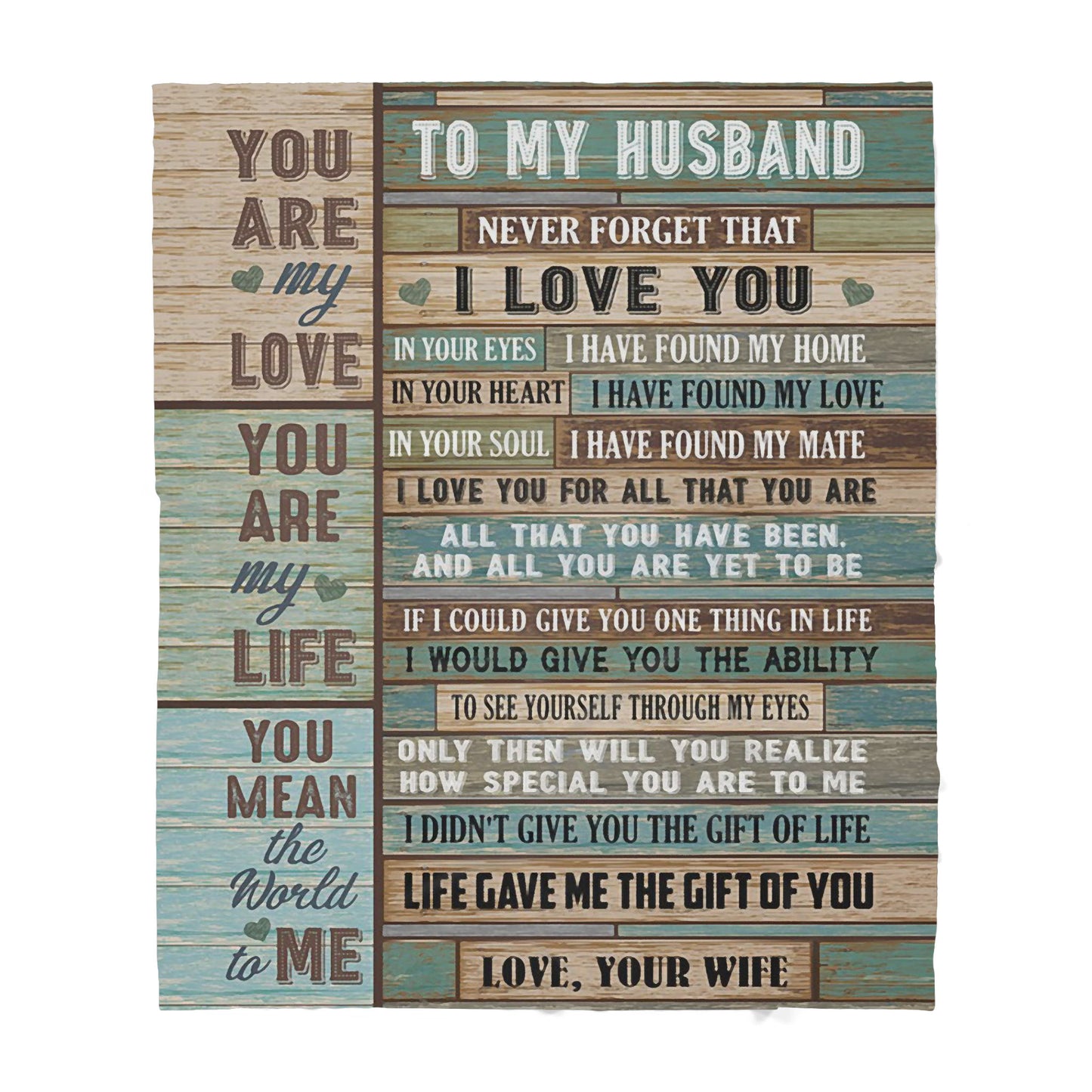 Blanket Gift For Him, Gifts For Men, You Are My Love