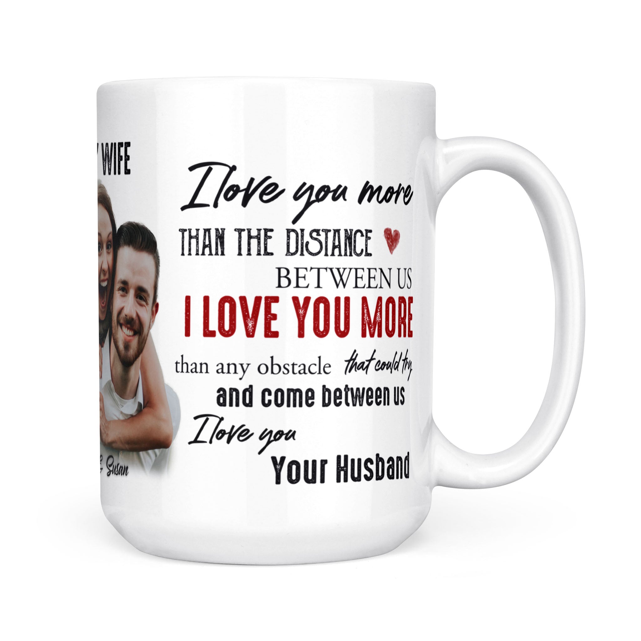 Mug Gift for Wife, Valentines Day Gifts For Her, When I say I love you,  Good Valentines Day Gifts For Her, Birthday Anniversary Ideas For Her -  Sweet Family Gift