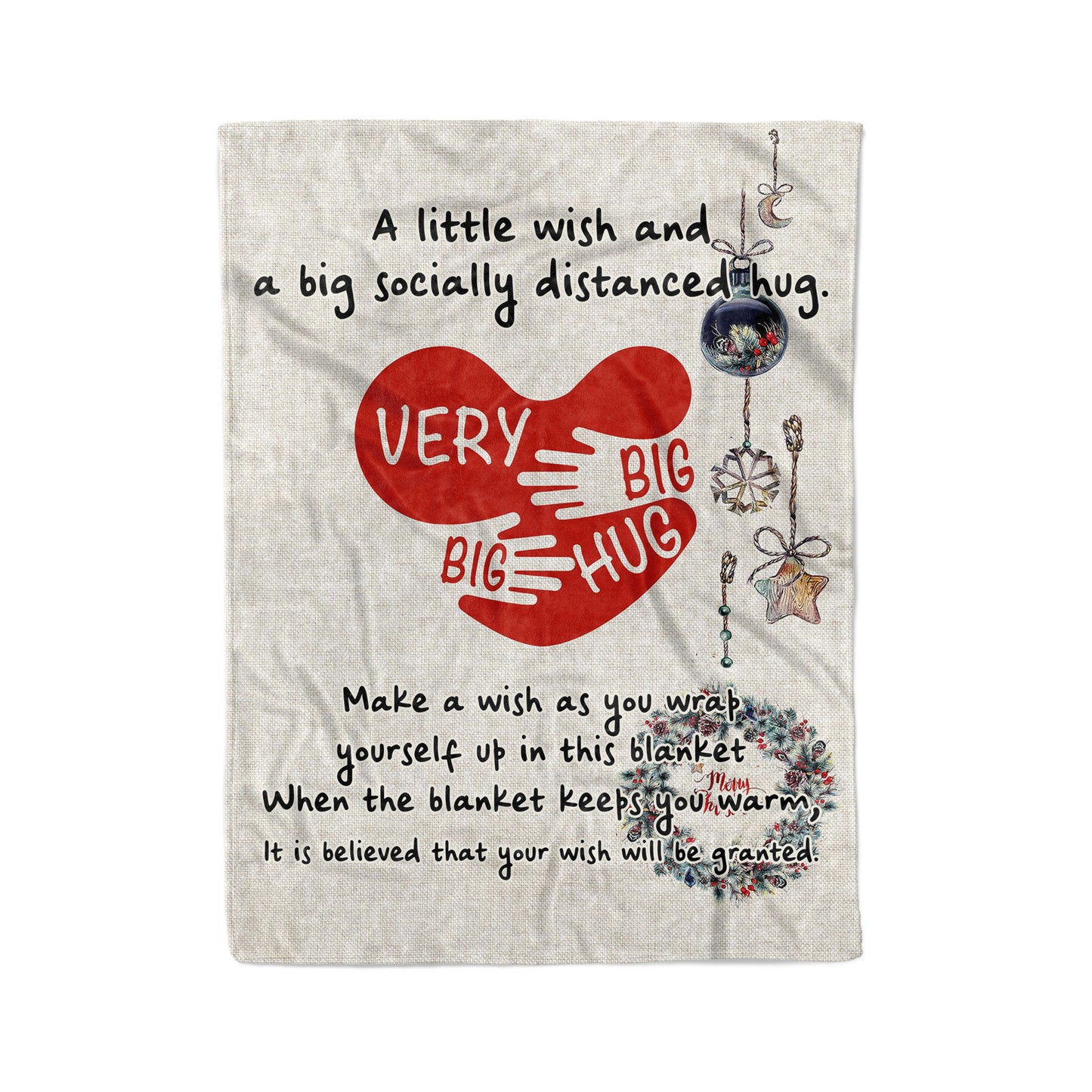 Christmas Blanket Gift Ideas, A Little Wish Blanket, a Big Socially Distanced Hug