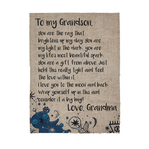 Blanket Gift For Grandson, Keepsake Gifts For Grandsons, You Are The Ray