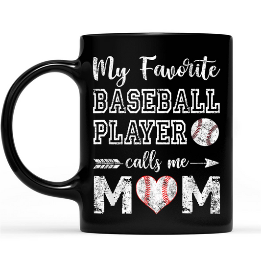 Gift Ideas for Mom Mothers Day My Favorite Baseball Player Calls Me Mom Funny W