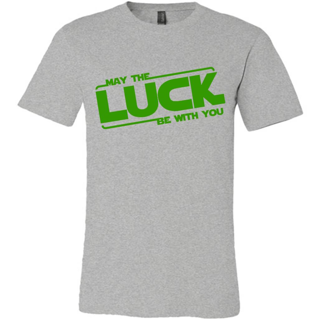May The Luck Be With You Funny St Patricks Day Shamrock Leprechaun