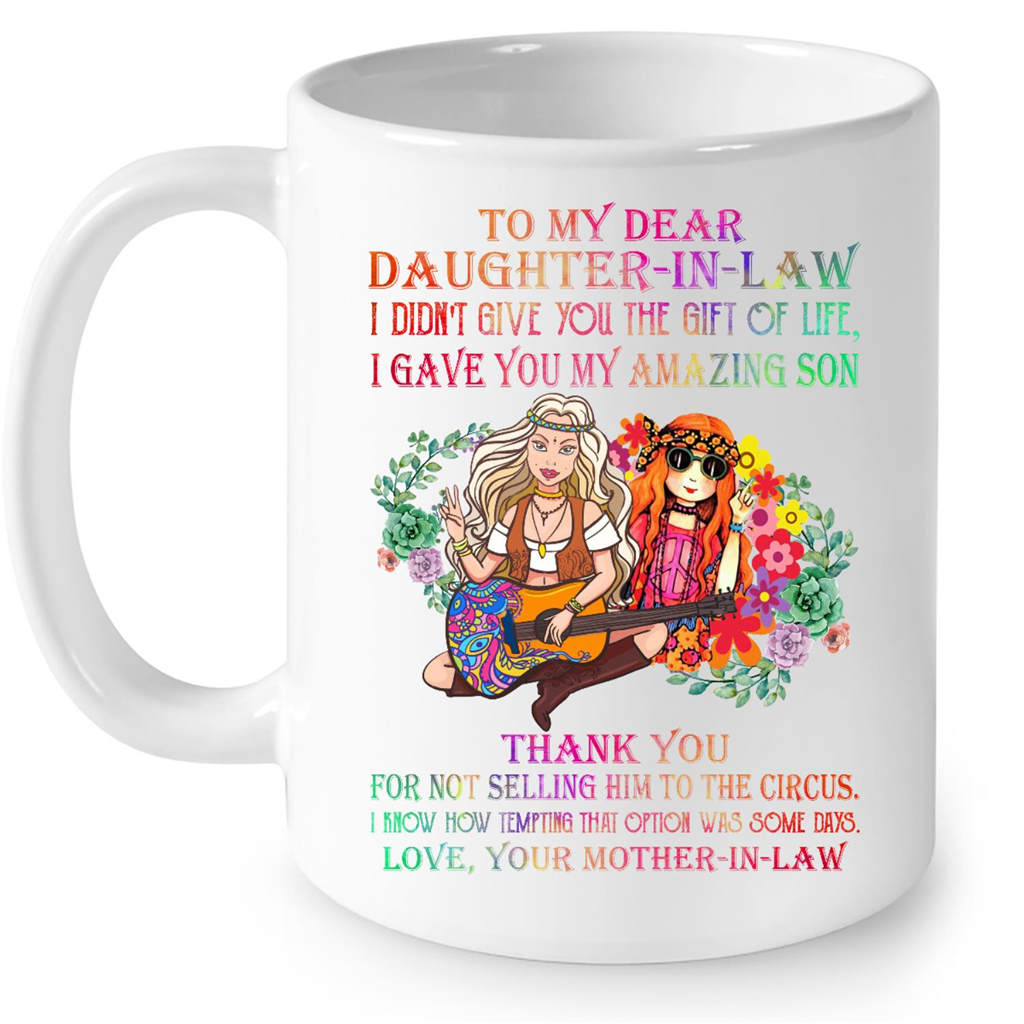 Hippie Girl - Hippie Coffee Tumbler Travel Mug With Lid Jewelry