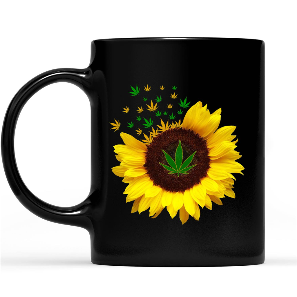 Love Weed Sunflower Funny Hippie Gift Ideas