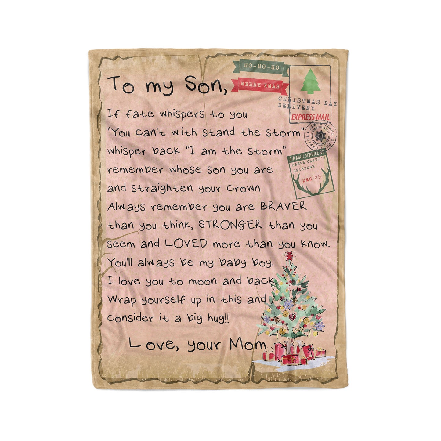 Blanket Gift ideas For Son, Graduation Gift Ideas For Son, You Are The Storm