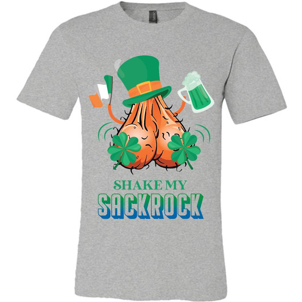 Shake My Sackrock Funny St Patricks Day Irish Shamrock Leprechaun