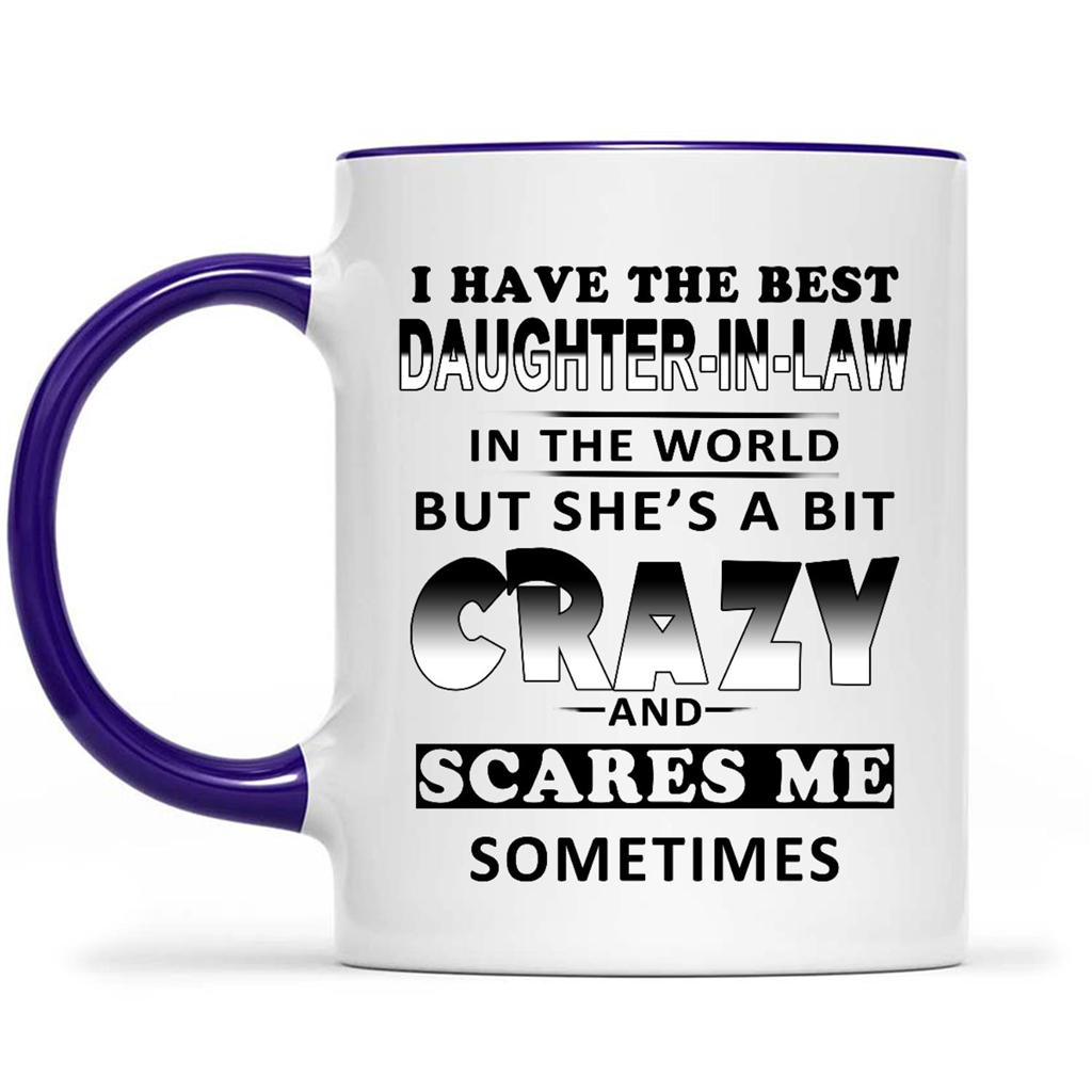 I Have The Best Daughter-In-Law She is A Bit Crazy Scare Me Sometimes Funny Gift Ideas for Big Sister In Law