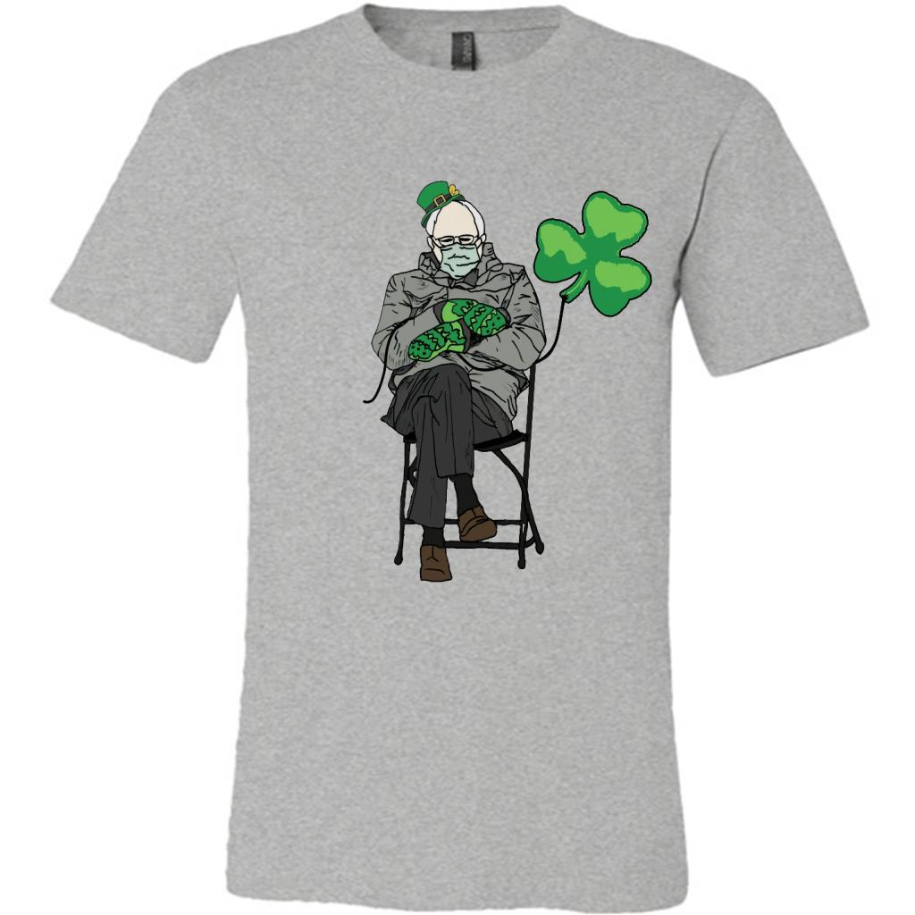 Funny Bernie St Patricks Day Shamrock Leprechaun The Luck of Irish