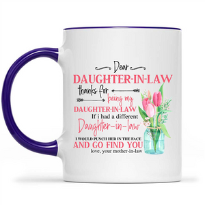 Dear Daughter In Law Thanks For Being My Daughter In Law