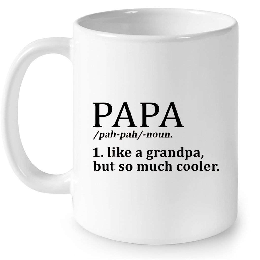 Papa Noun Coffee Mug, Papa Gift, Papa Mug, Funny Gift for Papa 