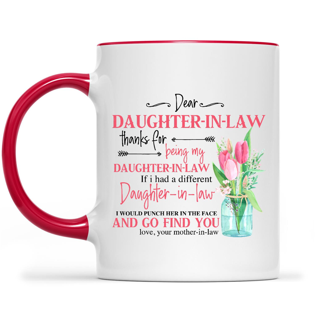 To my daughter in law hot sale coffee mug