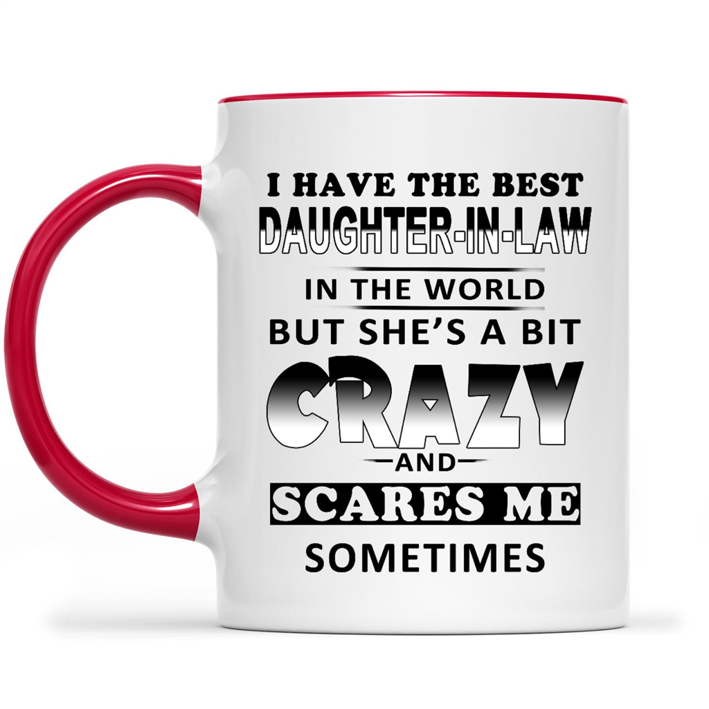 I Have The Best Daughter-In-Law She is A Bit Crazy Scare Me Sometimes Funny Gift Ideas for Big Sister In Law