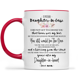 To My Dear Daughter In Law I Did Not Get To Choose You Gift Ideas For Mom And Women B