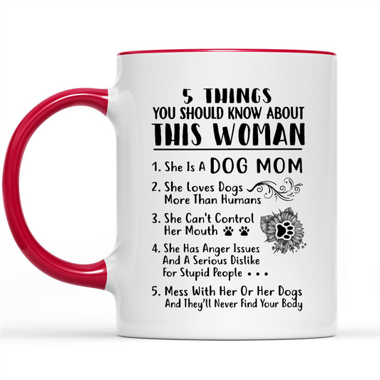 Gift Ideas for Mom Mothers Day 5 Things You Should Know About This Woman, Dog Mom Sunflower Design