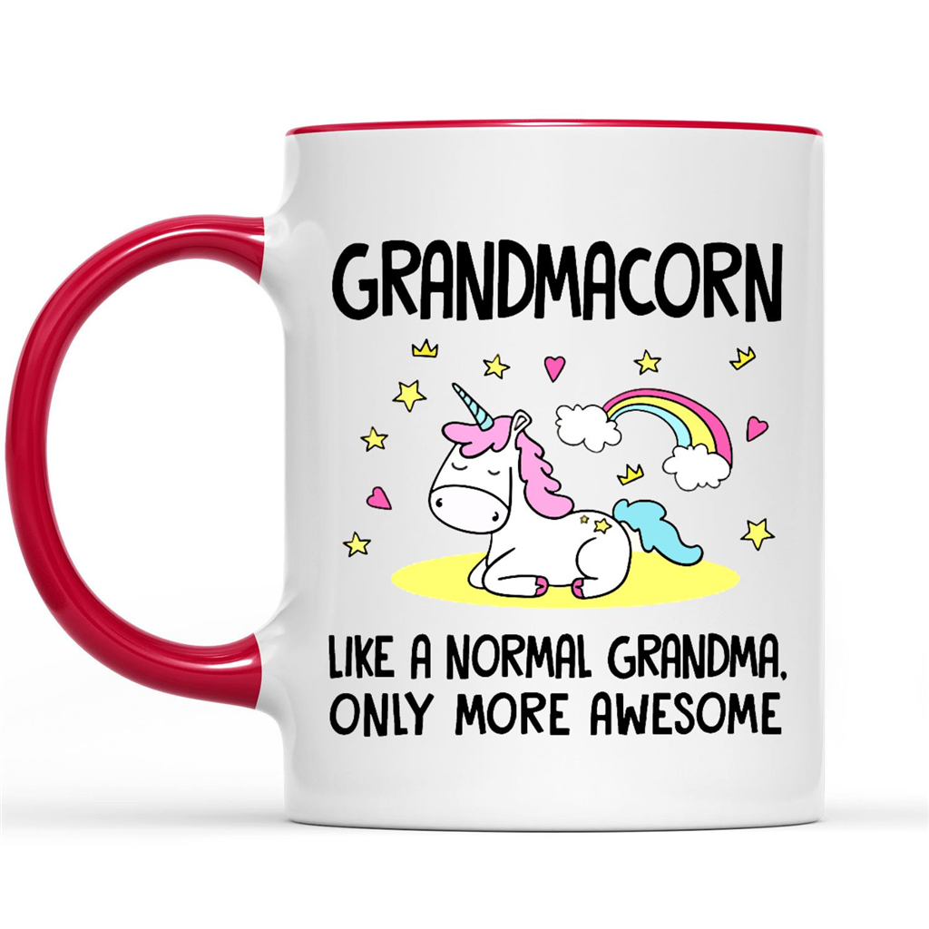 Grandmacorn Like A Normal Grandma Only More Awesome Unicorn Design Gift Ideas For Grandma And Women W