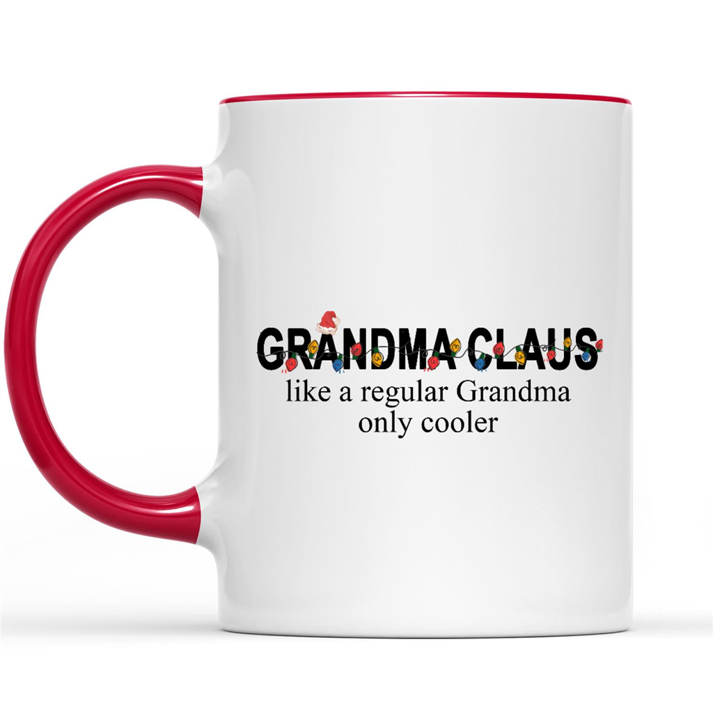 Funny Christmas Gifts Ideas Grandma Claus Like A Regular Grandma Only Cooler Christmas Light Xmas W