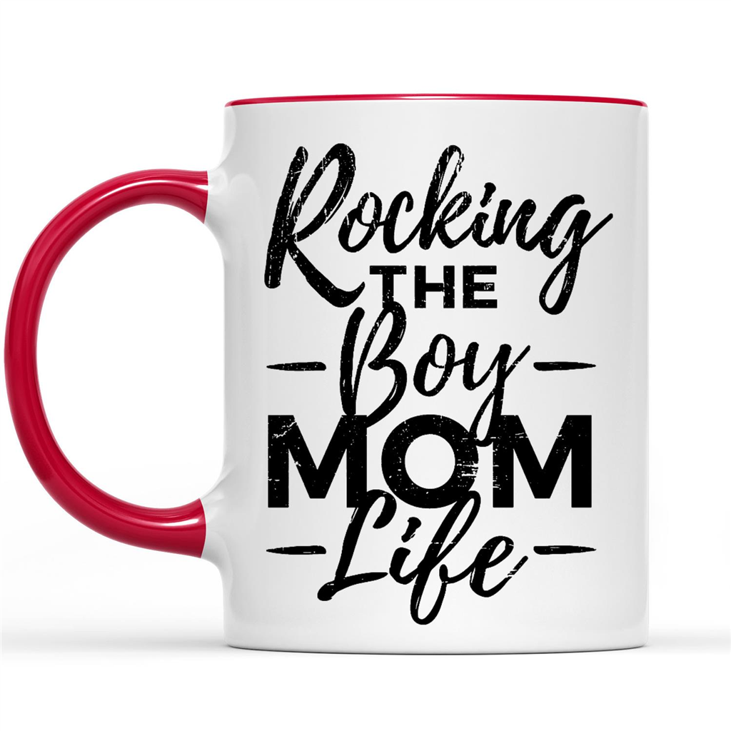 Rocking The Boy Mom Life Mug 