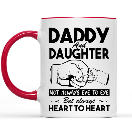 Gift Ideas for Daughter Daddy And Daughter Not Always Eye To Eye But Always Heart To Heart