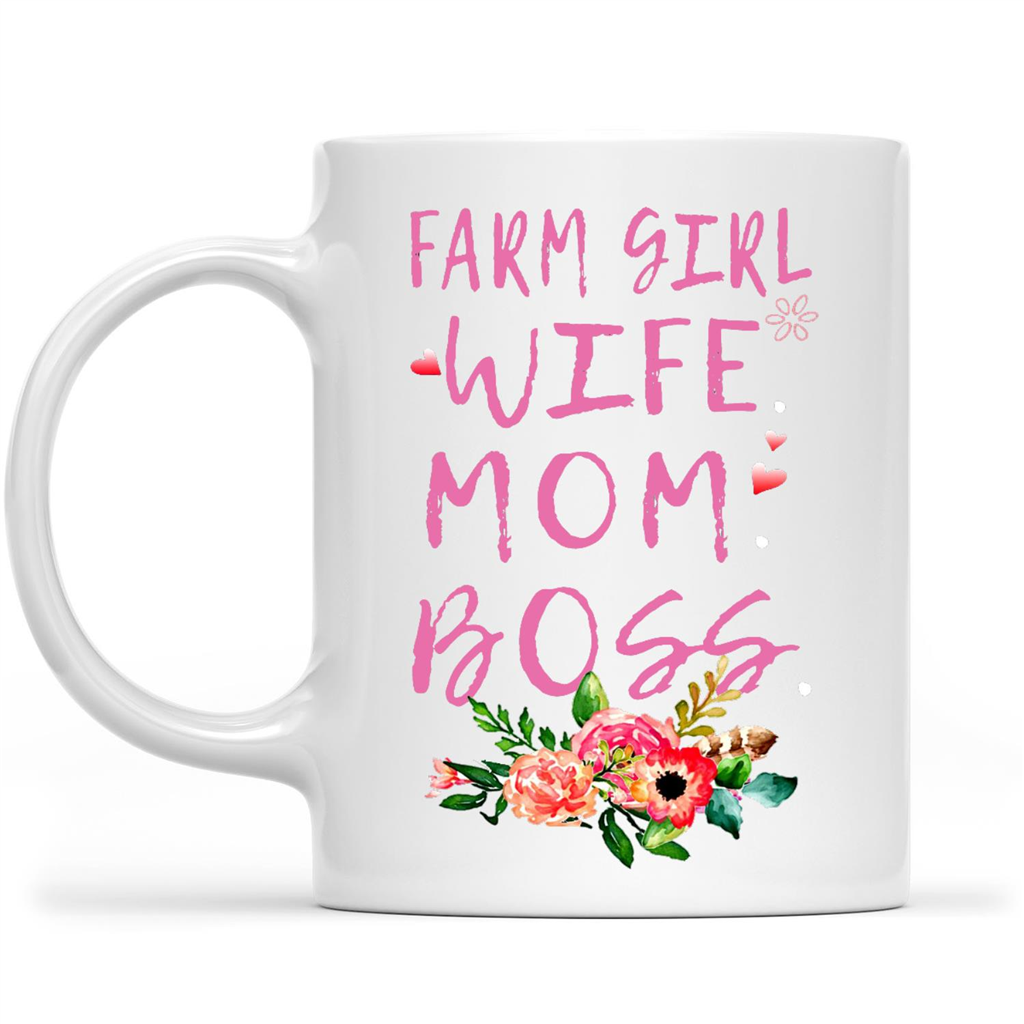 Gift Ideas for Mom Mothers Day Farm Girl Wife Mom Boss 2