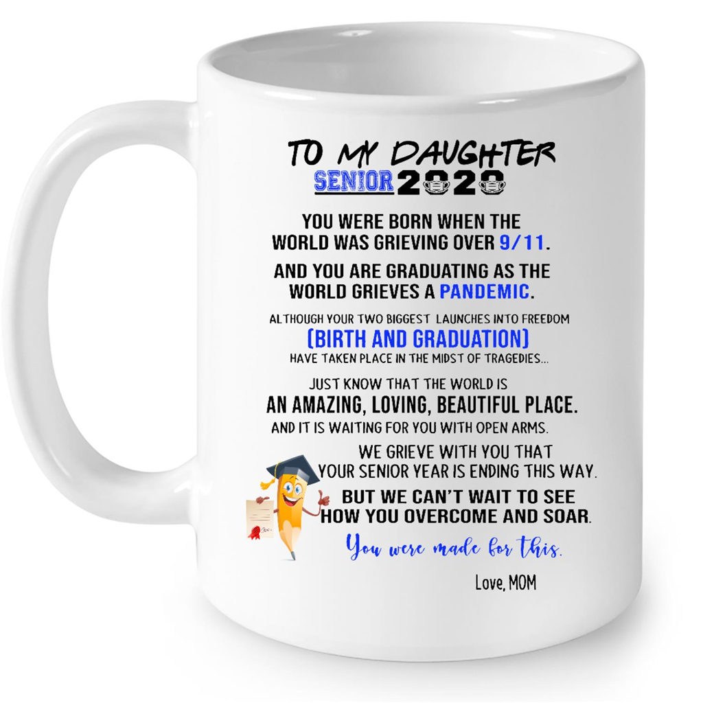 To My Daughter Senior 2020 Funny Gift Ideas from Mom Crisis 2020