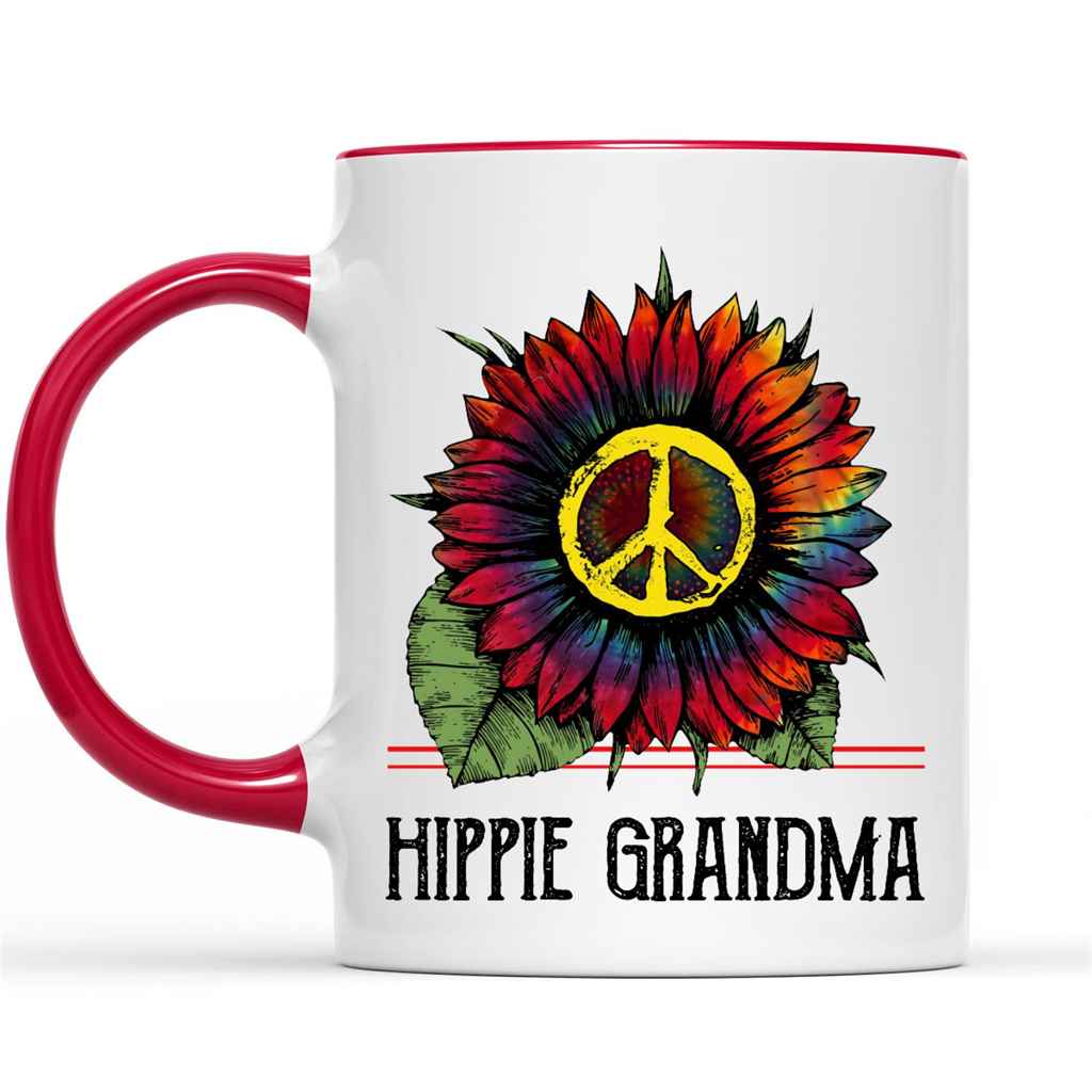 Hippie Grandma Sunflower Roses Hippie Peace Sign Gift Ideas For Grandma And Women