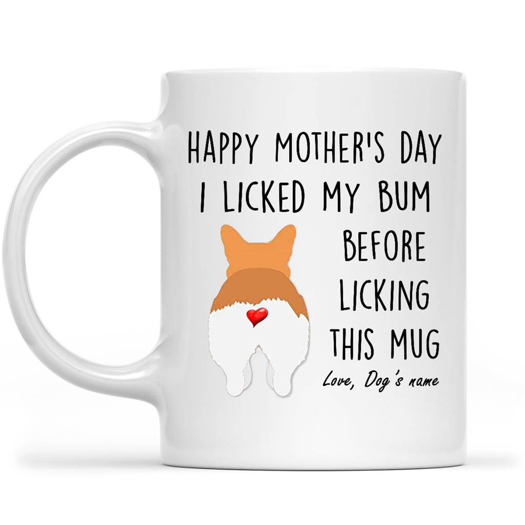 Personalized Happy Mother's Day Gift For Dog Mom Dog Lover Mug