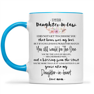 To My Dear Daughter In Law I Did Not Get To Choose You Gift Ideas For Mom And Women B