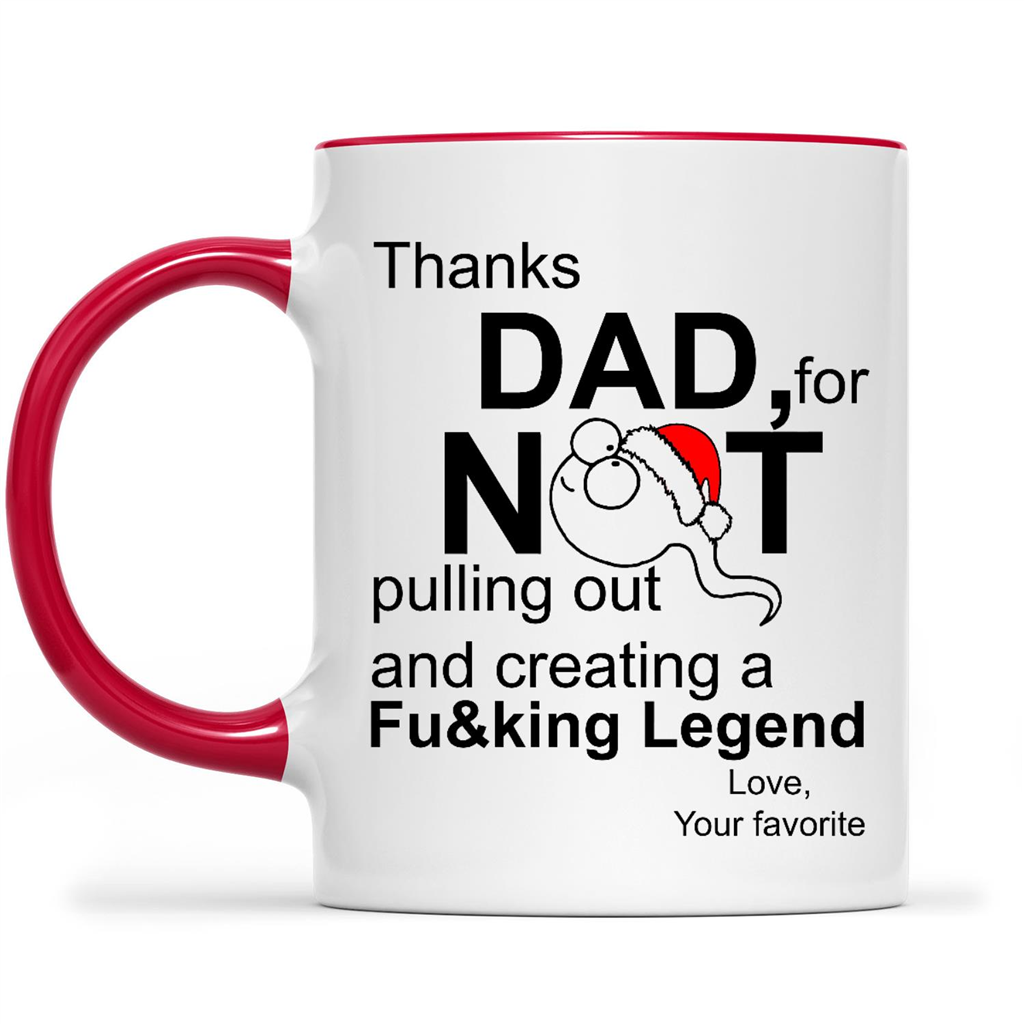 Christmas Gift Ideas for Dad Thanks Dad Not For Pulling Out And Creating Legend Love Customize Personalize