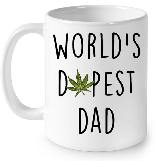 World Dopest 420 Dad Funny Gift Ideas Fathers Day for Father