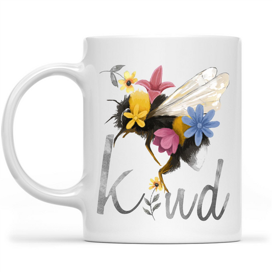 BEE KIND Floral Bee Be Kind A Bee Love Hippie Gift Ideas