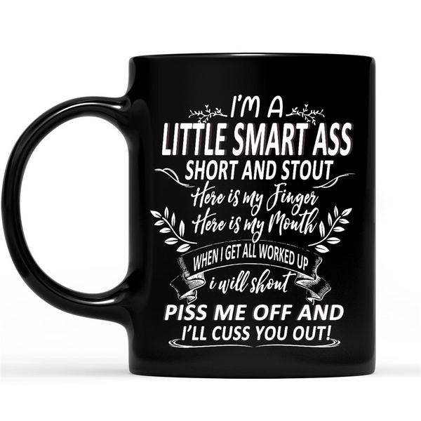 Smart Ass Coffee Company Mug, Funny Coffee Mug, Sarcastic Coffee Mug, Est  2022 M