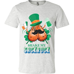 Shake My Sackrock St Patricks Day Irish Funny Shamrock Leprechaun