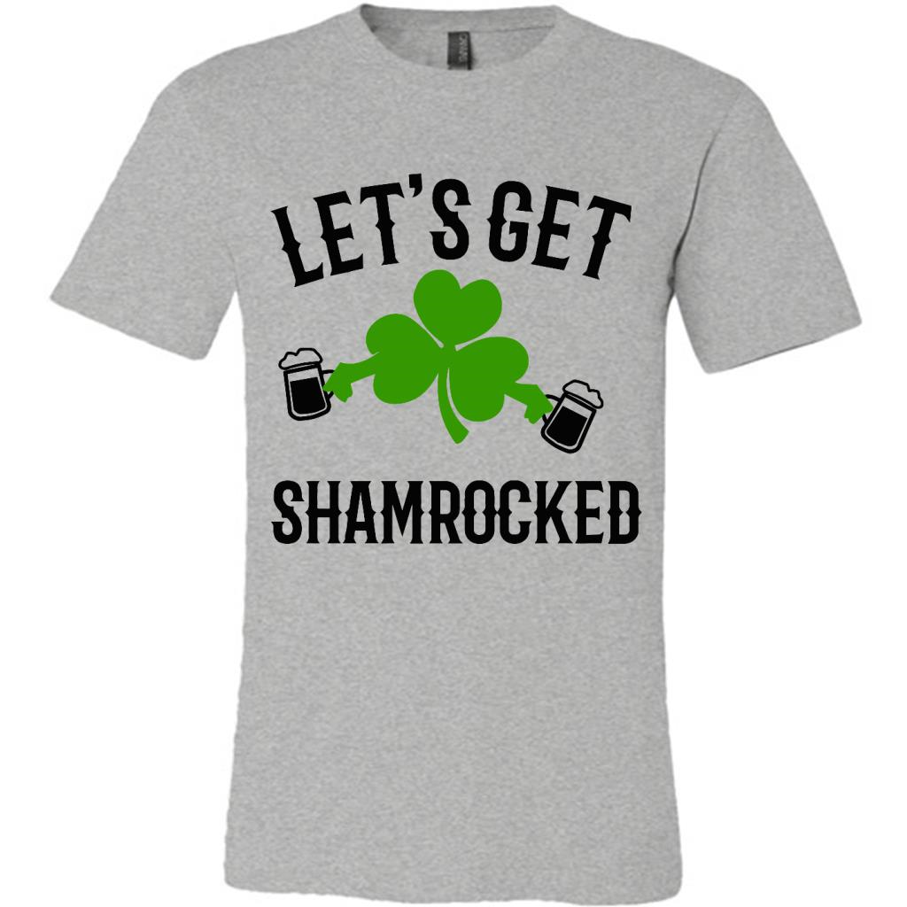 Lets Get Lucky Shamrocked Funny St Patricks Day Leprechaun Irish